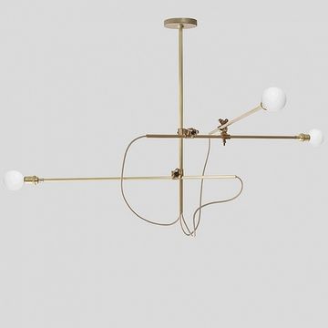 Industrial Brass Люстра