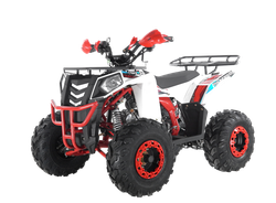 Квадроцикл Wels Thunder EVO 125 куб/см 10 л.с колеса 8" цвет Белый/красный
