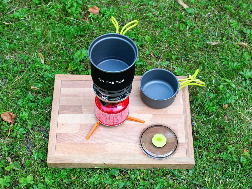 Система приготовления пищи туристическая Adimanti AD-10 1100 мл, цвет черный, AD-10