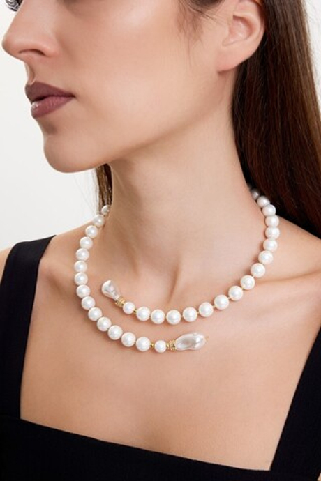 10158241 Колье Роман с камнем