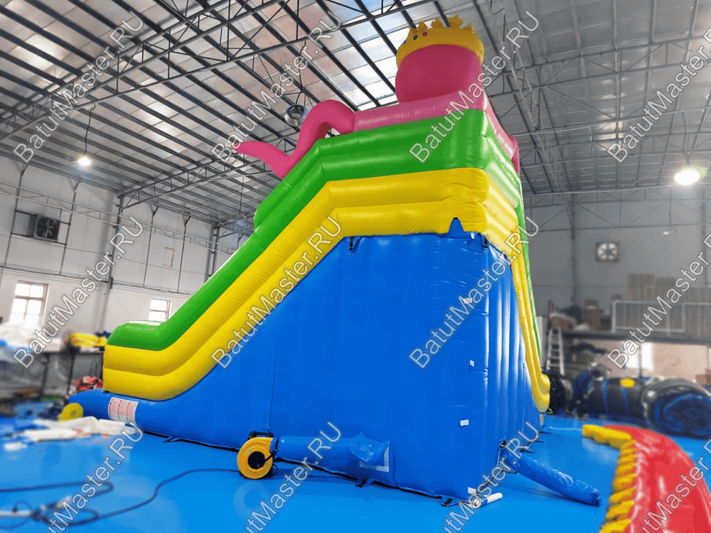 Водная горка «Король Осьминогов», 6×6×5,5 м