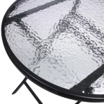 Стол складной круглый «Дачная симфония» DS-R60G, 60*70 см, черный