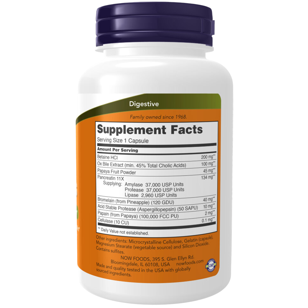 Now Foods Super Enzymes 90 capsules, Ферменты, Супер Энзимы