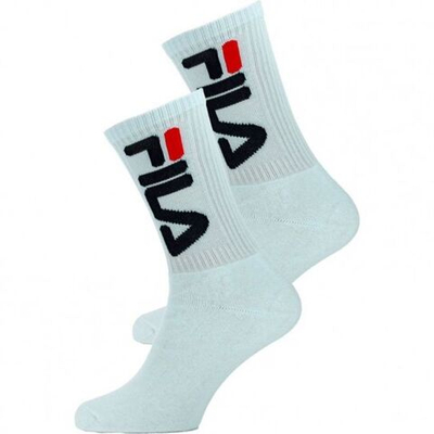 Теннисные носки Fila Unisex Tennis Plain Socks 2P - white