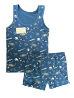 Комплект майка+ боксеры CBF 18-311/20-189м р.32 син.космос (Boru), 1 шт.