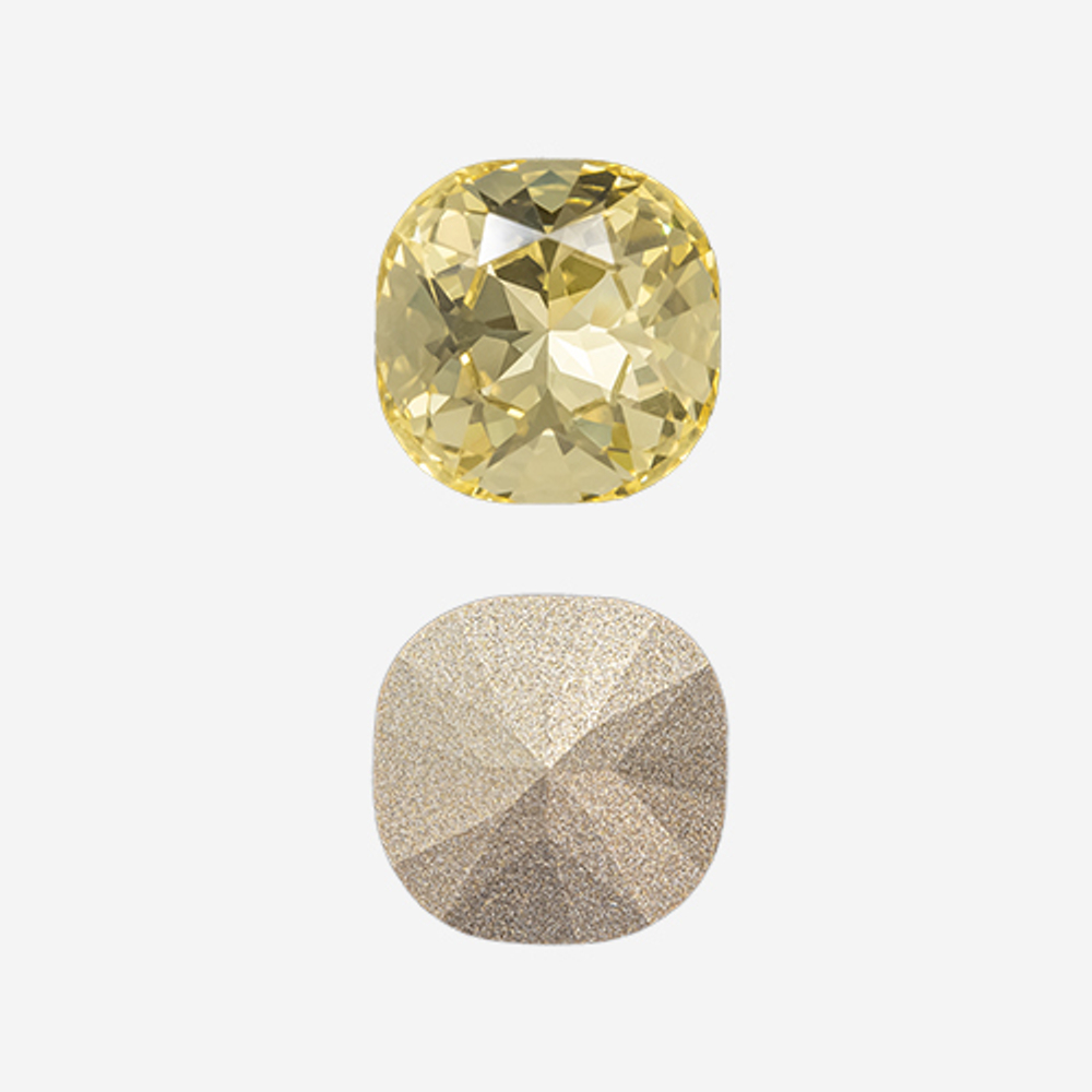 Кристалл Кушон (Сushion), оттенок "Jonquel", 10мм