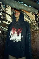 Худи Creepy Clothing Готический черный