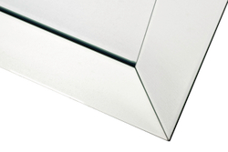 Зеркало декоративное 110х80см Garda Decor в геометричной зеркальной раме