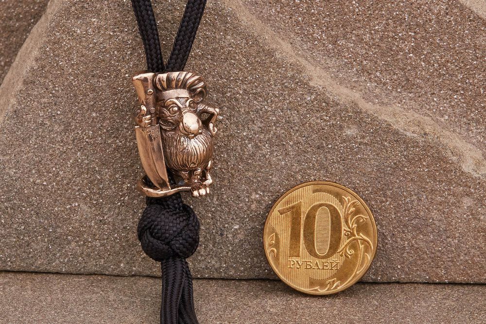 Бусина на темляк Кулинарио от мастерской Крымская бронза