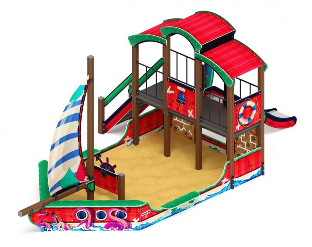 Детский игровой комплекс Парусник (Мульт)