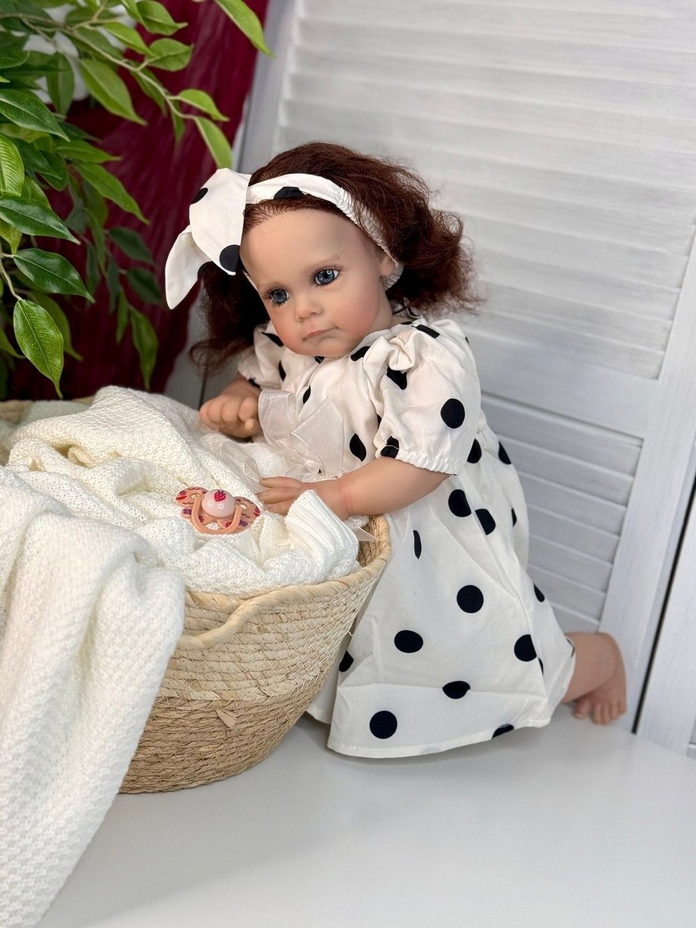 Кукла Реборн мягконабивная 60см в пакете (FA-595)