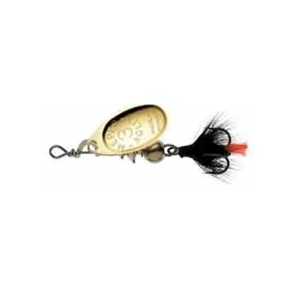 Блесна вращающаяся Mepps AGLIA MOUCHE, 1, Gold/Black fly