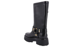 CELINE Engraved Logo Buckled Boots Women"s