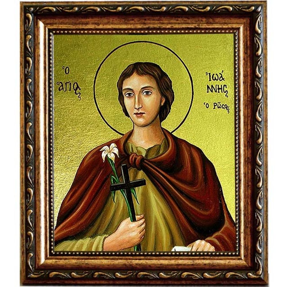 Иоанн Русский исповедник. Икона на холсте.