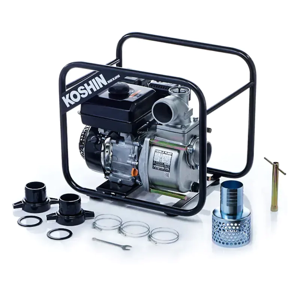 Koshin STV-80 X мотопомпа бензиновая 4.2 л.с, 900 л/мин, диаметр 80 мм, STV-80X