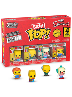 Фигурка Funko Bitty POP! Simpsons Bart+Mr. Burns+Krusty+Сhase (1 of 4) 4PK 85707
