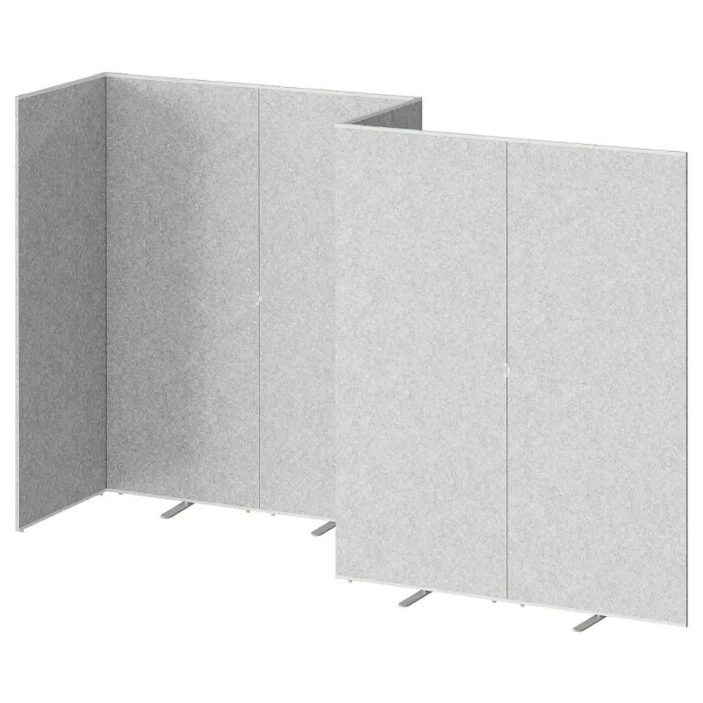 Перегородка - IKEA SIDORNA, 195x2x324см, светло-серый, СИДОРНА ИКЕА