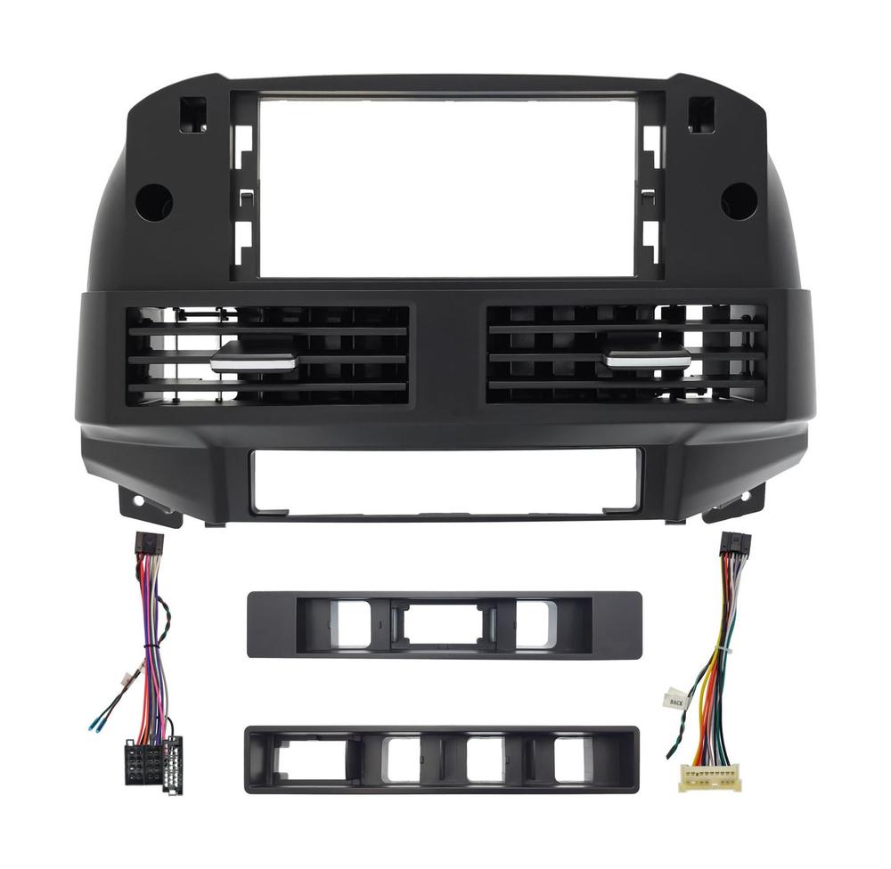 Комплект с разъёмами 12.3" Hyundai Santa Fe 2 2006-2012 (рамка 3 и 4 кнопки) - Car-Smart LUX-SAN2