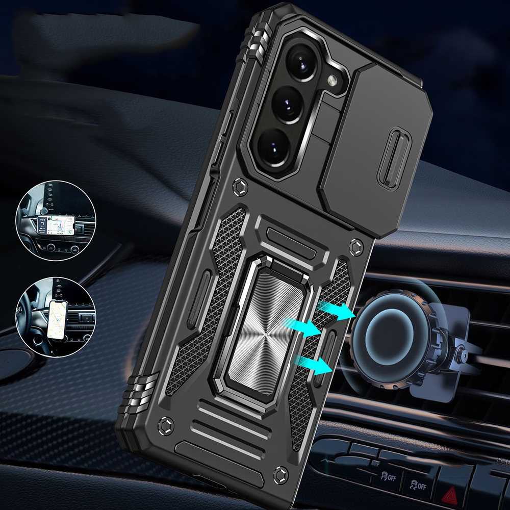 Чехол Safe Case с кольцом и защитой камеры для Samsung Galaxy Z Fold 6