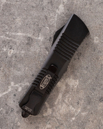 Автоматический складной нож Microtech Troodon Tanto Tactical Black VG-10 140-1T (черный-черный)
