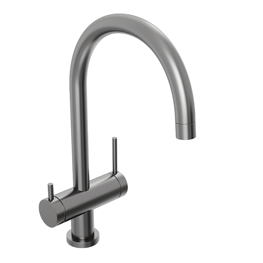 Смеситель для кухни Abelsberg Aera AWF70029GM цвет Космическая сталь