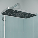 Душевая система 35к IDDIS PARSB3Fi06 "Parker" лейка "Тропический душ" ХРОМ