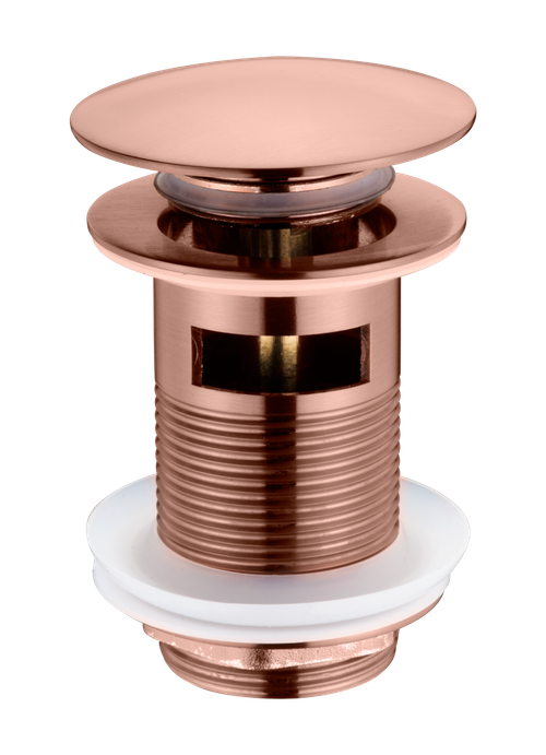 Слив для раковины, автомат(клик-клак) COPPER BRUSHED c переливом