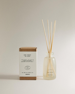 Zara Home Аромадиффузор Rose Muguet 100 мл, тростниковые палочки микадо, аромат цветочный, Розовый