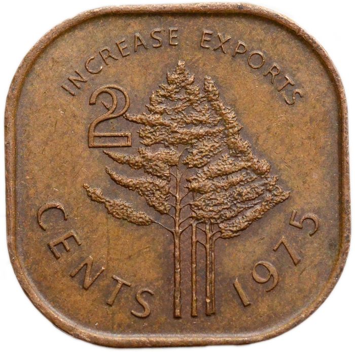 2 цента 1975 Свазиленд ФАО - Повышайте экспорт