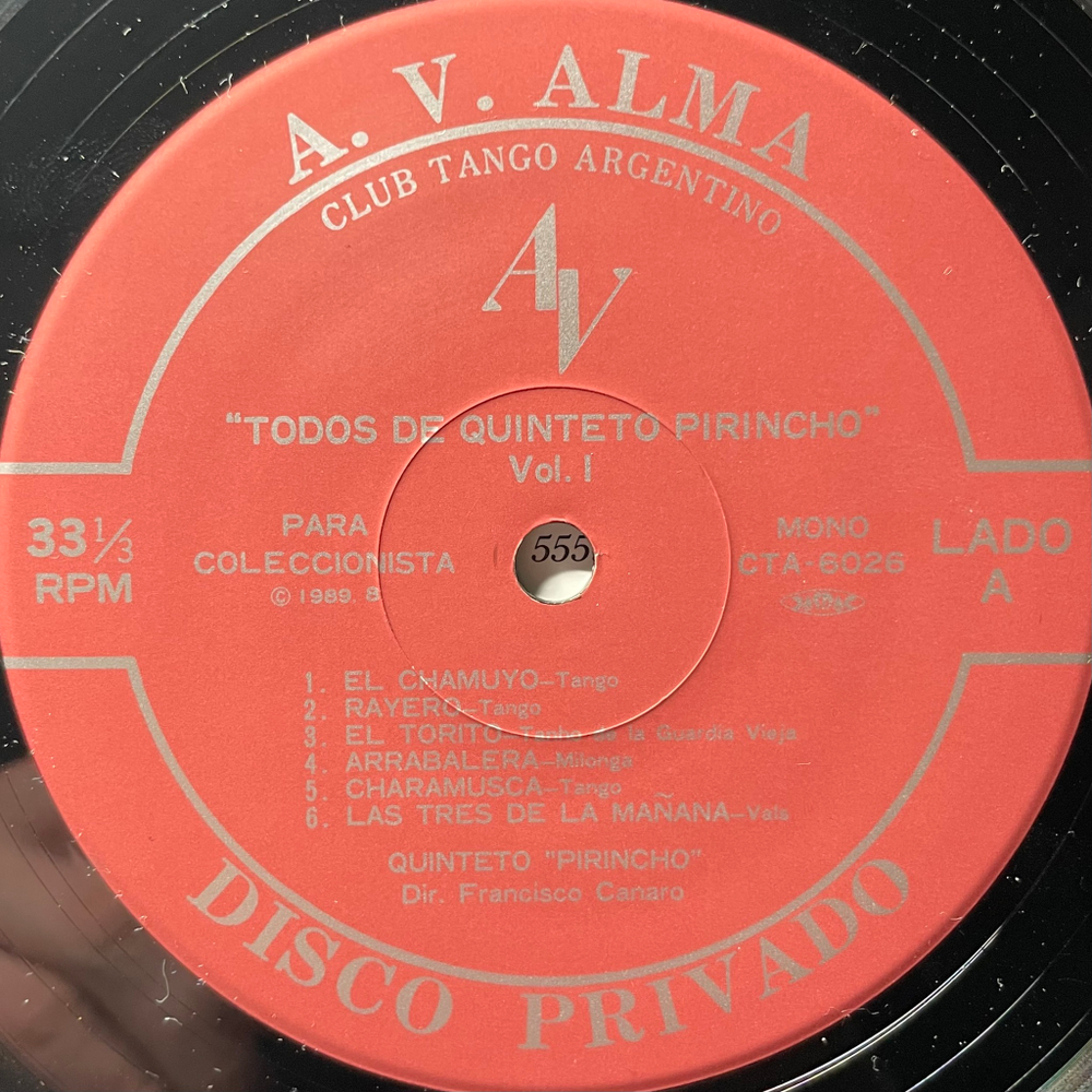 Quinteto Pirincho ‎– Todos De Quinteto Pirincho (1950-1952) 2LP (Япония 1989г.)