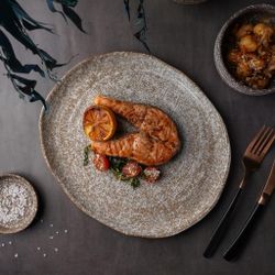 Блюдо овальное 29*25*1 см Brown Untouched Taiga P.L. Proff Cuisine [1]