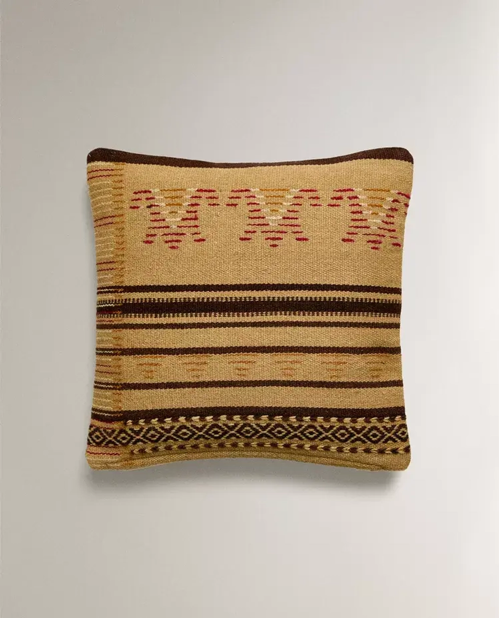 ZARA HOME НАВОЛОЧКА ДЛЯ ДЕКОРАТИВНОЙ ПОДУШКИ, ОЛИВКОВЫЙ