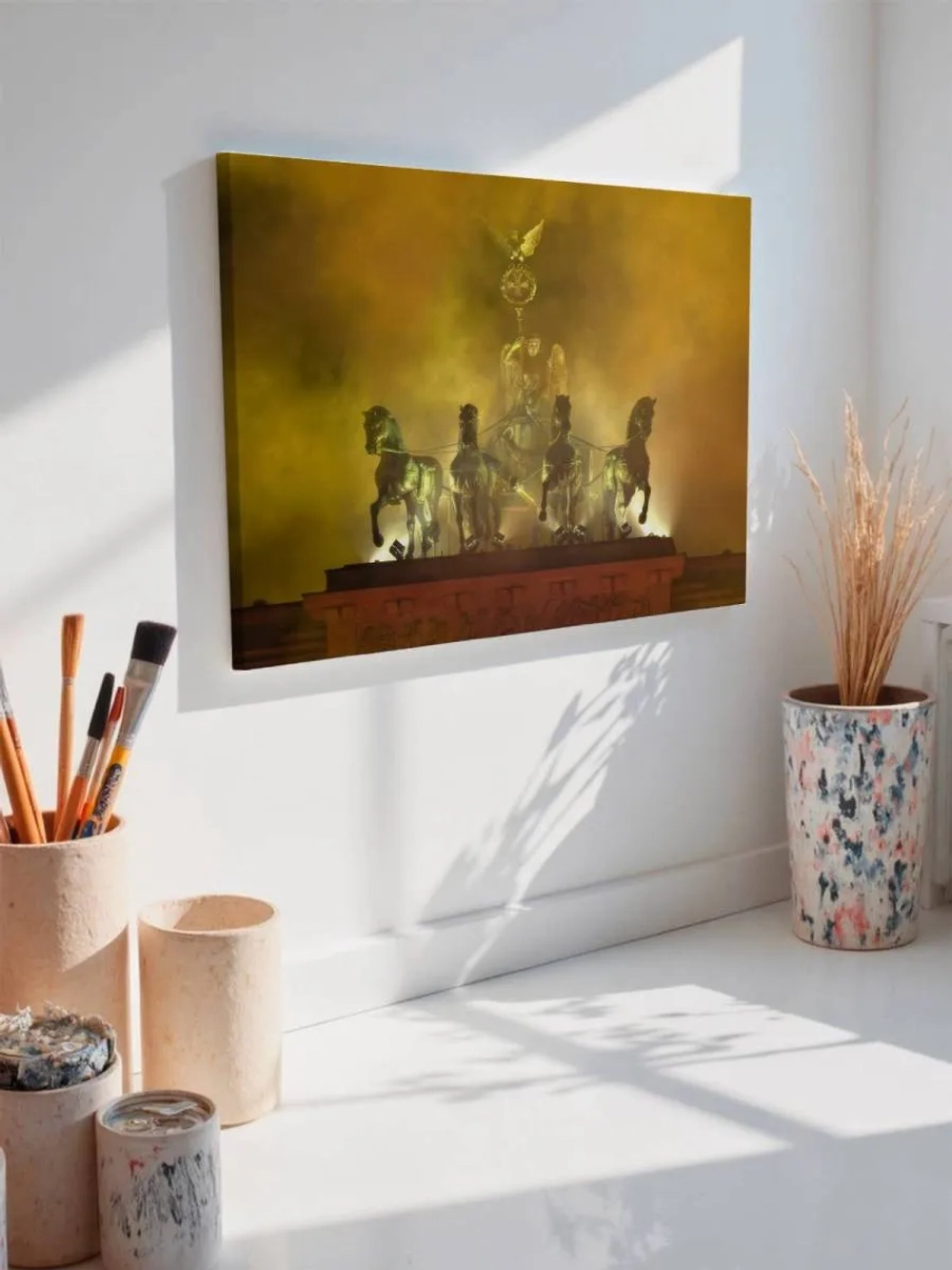 Картина на стену 40 X 50 Памятник кони