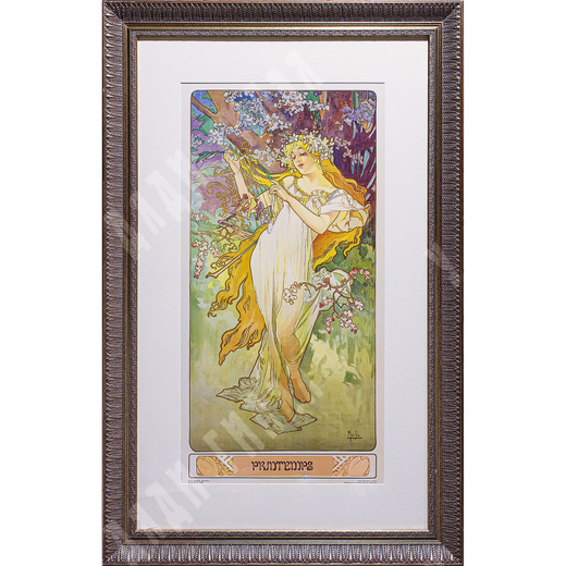 Муха Альфонс. Четыре сезона. Весна. Paris. 1993.