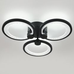 Светильник потолочный светодиодный ЭРА Модерн Odry CLL-1-46-RC BK с ДУ 46W 3000-6500К черный | Светильники SPB-6 с ДУ