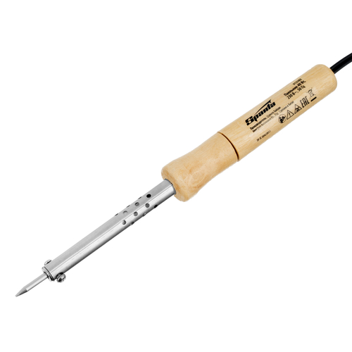 Паяльник с ручкой из дерева, 40 Вт// Sparta