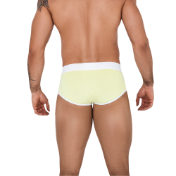 Мужские трусы брифы желтые Clever Moda TETHIS PIPING BRIEF 150903