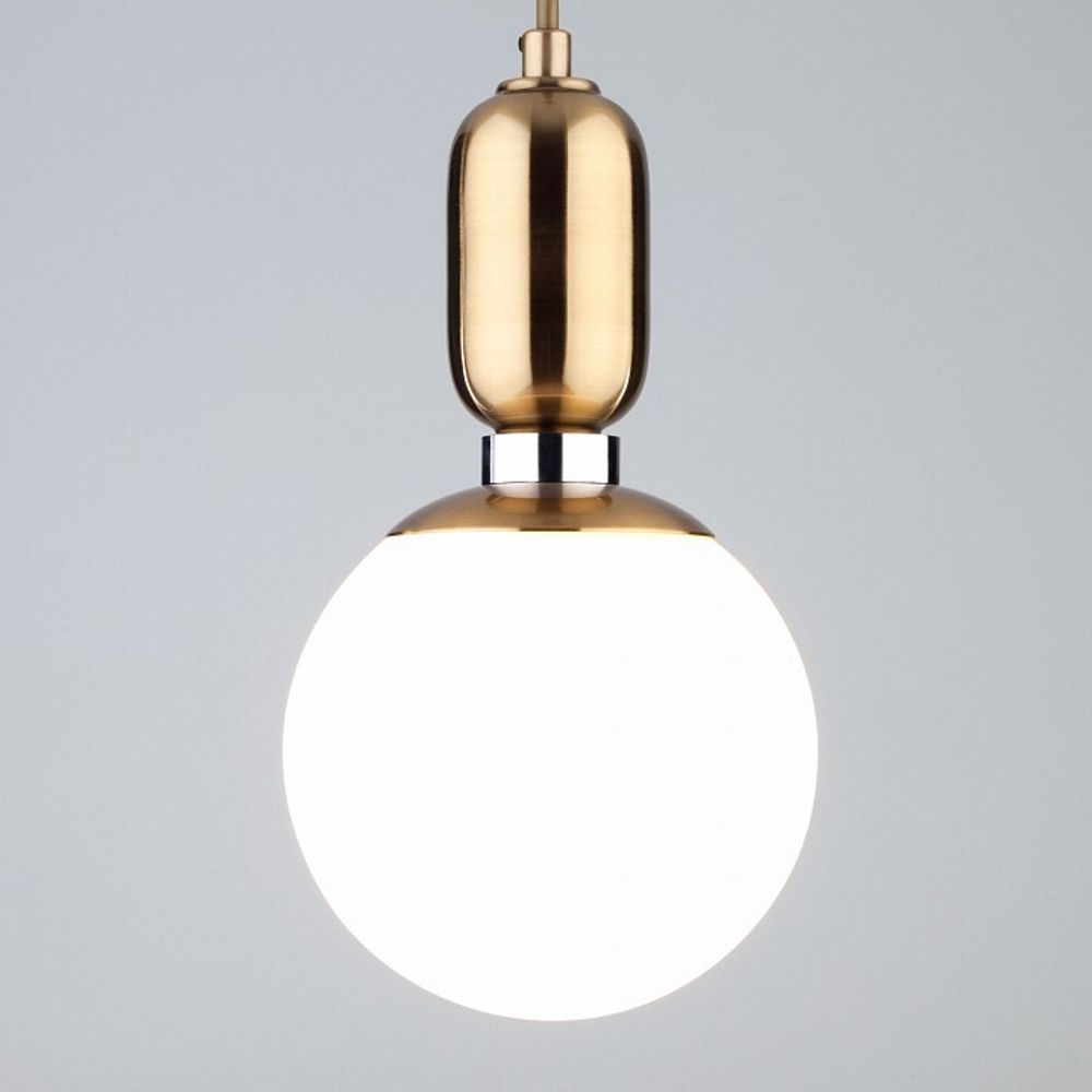 Подвесной светильник Eurosvet Bubble 50151/1 латунь