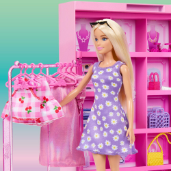 Barbie - Гардероб мечты 3.0 + кукла Барби + аксессуары HXD58 / артикул   HXD58  / GTIN 194735227396