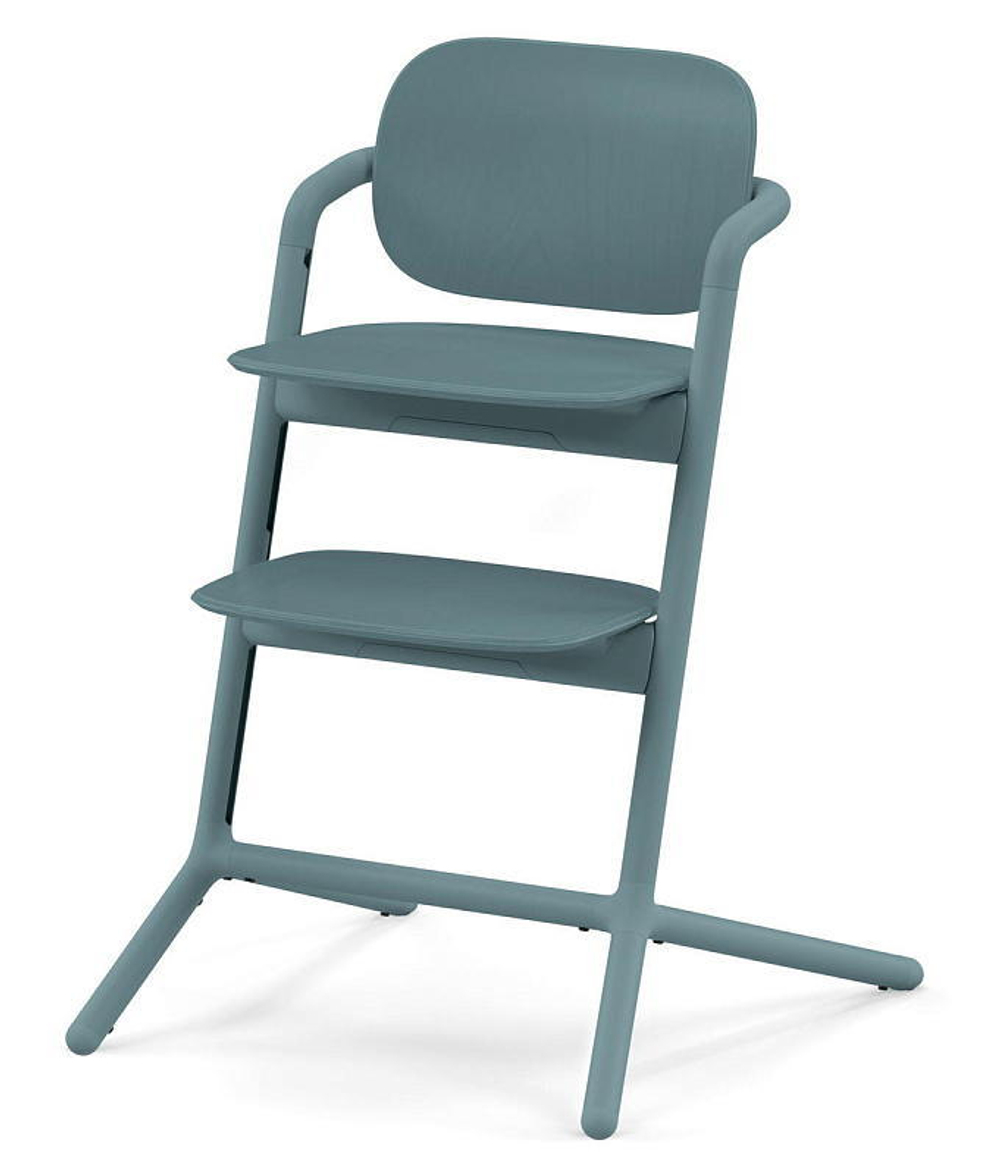 Стульчик для кормления Cybex Lemo 4 в 1 с мягкими чехлами Comfort Inlay Stone Blue/Stunning Black