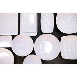 Салатник 3000 мл 30,5*30,5*9,7 см квадрат. White пластик меламин P.L. Proff Cuisine