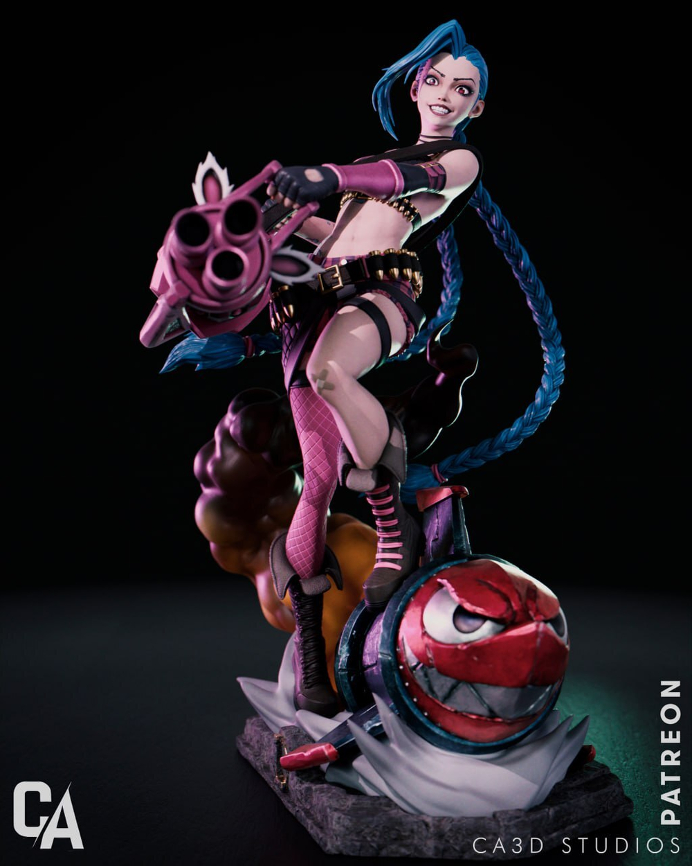 Фигуркаел Джинкс Лига легенд Jinx League of Legends