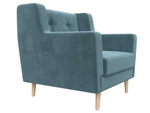 Кресло Брайтон, Бирюзовый, Велюр, 108865