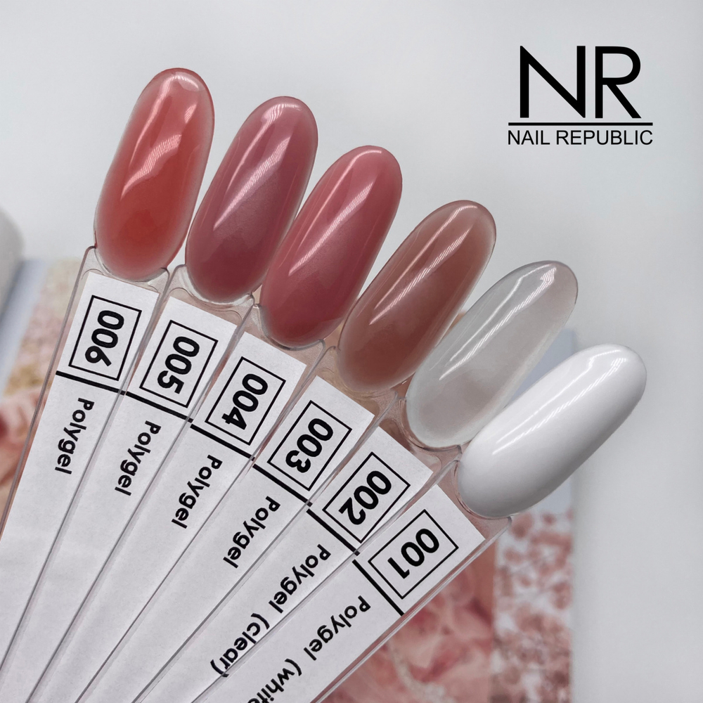 Nail Republic Полигель 002 (прозрачный), 30 гр