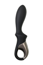 Вибростимулятор-унисекс с подогревом Satisfyer Heated Climax Connect App, черный, 20,7 см