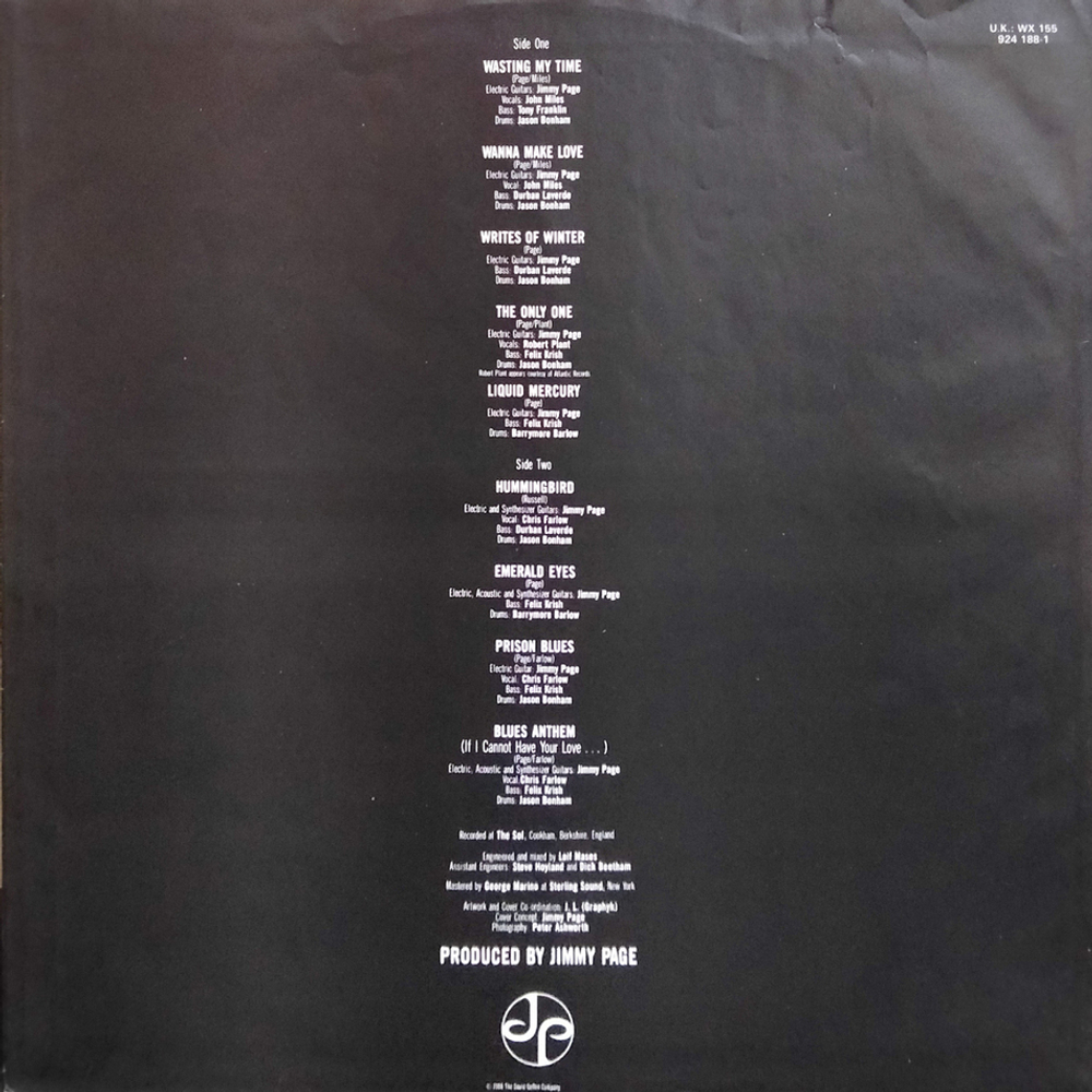 Jimmy Page / Outrider (LP)