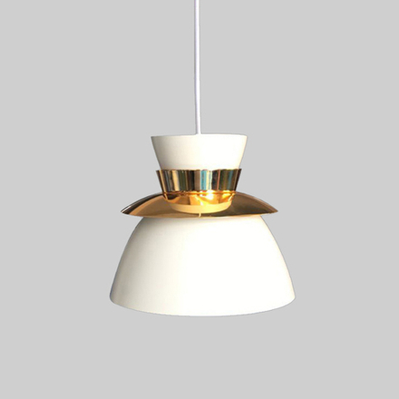 Pendant design lamp U336 by Artek (Gold)