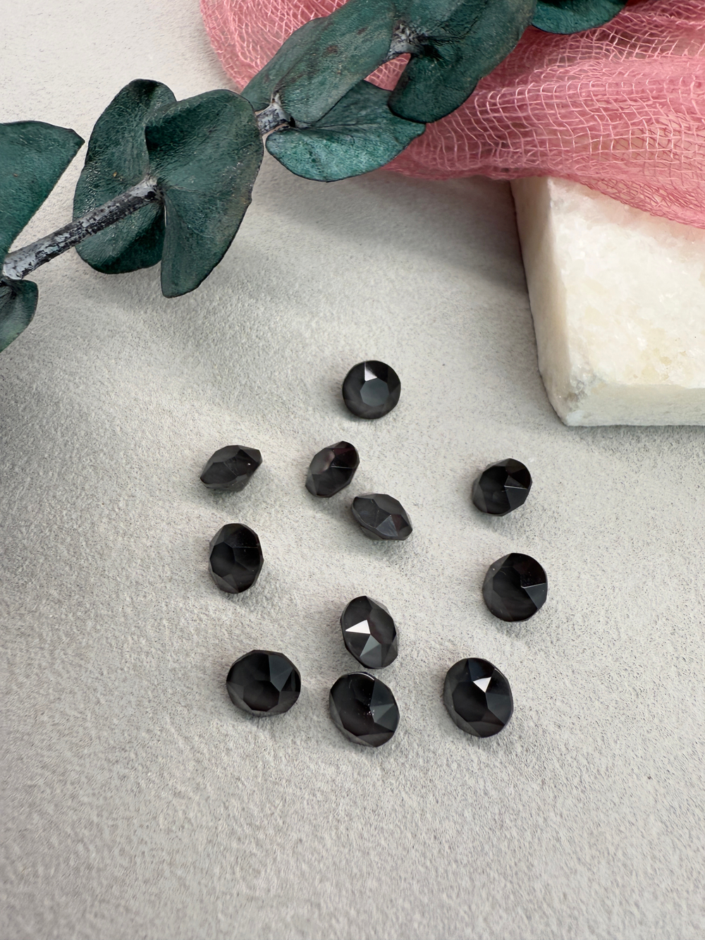 Шатон Chatone 8 мм (ss39), Lacquer Black Diamond
