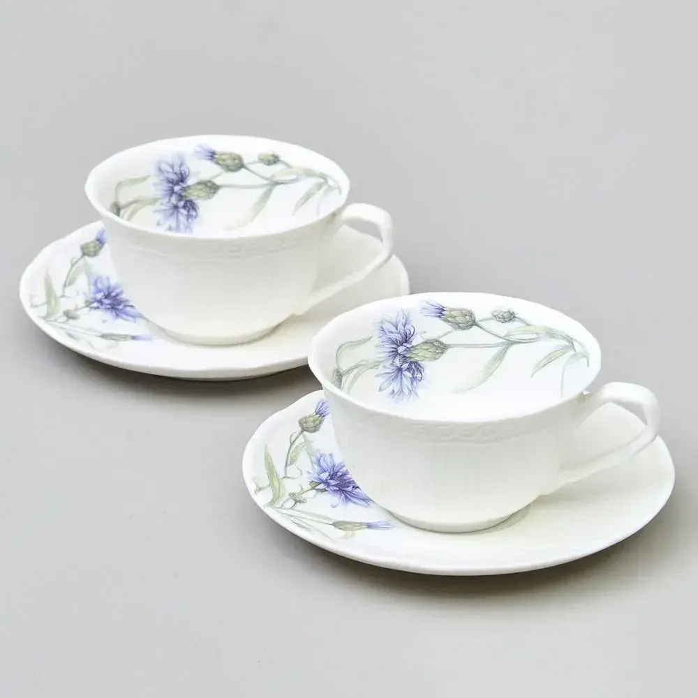 Набор чайный lefard васильки на 2 пер. 4 пр. 250 мл