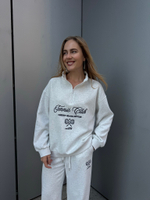 Костюм Tennis club серый меланж